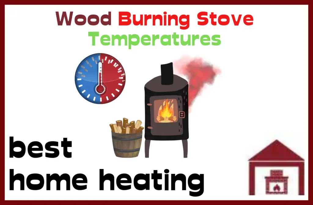Wood burning stove temperatures