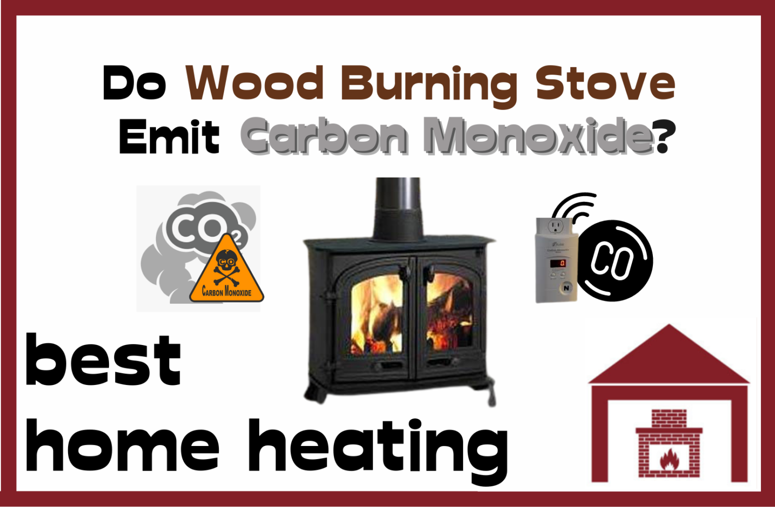 Do woodburning stoves emit carbon monoxide?